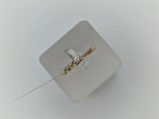 Золотое кольцо, 1.21 г, разм. 16.5