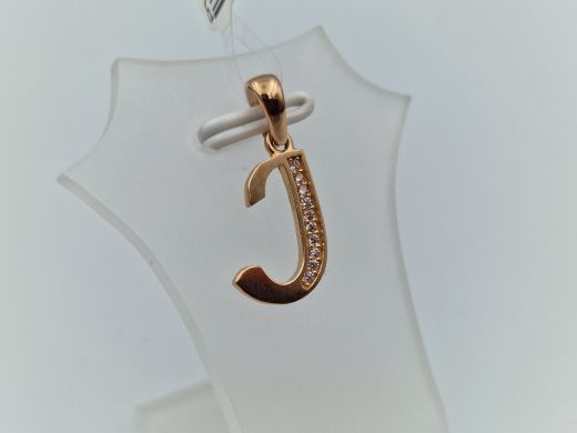 Zelta kulons ar cirkoniju, 1.06 g