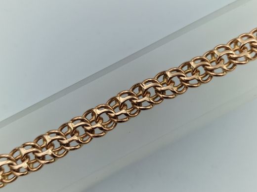 Zelta rokassprādze, 31.93 g, izm. 22