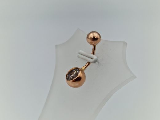 Zelta kulons ar cirkoniju, 1.21 g