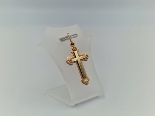 Золотой кулон с цирконом, 1.57 г