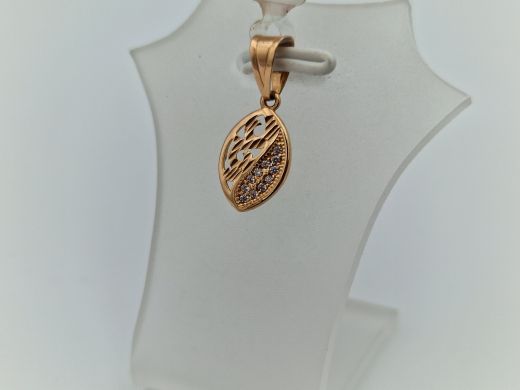 Zelta kulons ar cirkoniju, 0.71 g