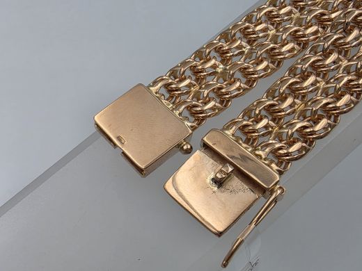 Zelta rokassprādze, 34.04 g, izm. 19 cm