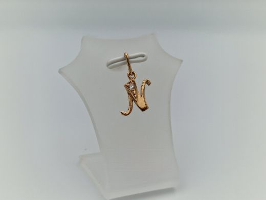 Zelta kulons ar cirkoniju, 0.6 g