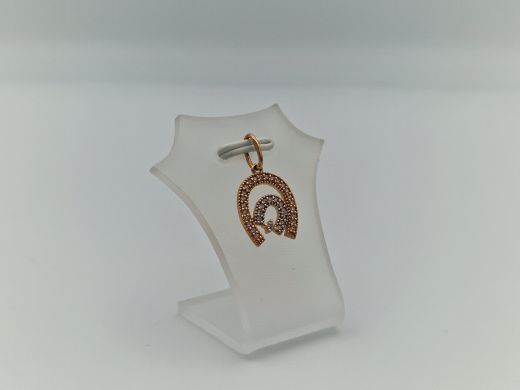 Золотой кулон с цирконом, 1.4 г