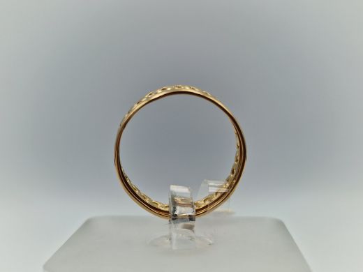 Zelta gredzens, 1.37 g, izm. 17