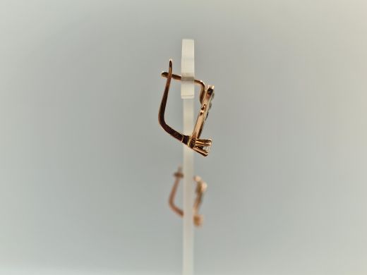 Zelta auskari ar cirkoniju, 4.1 g