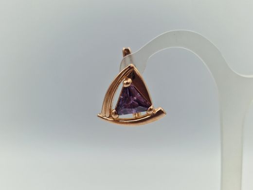 Zelta auskari ar cirkoniju, 5.54 g