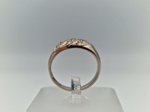 Золотое кольцо с бриллиантом, 2.91 г, разм. 16