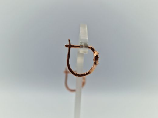 Zelta auskari ar cirkoniju, 1.31 g