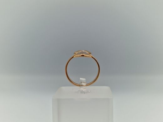 Zelta gredzens ar cirkoniju, 1.68 g