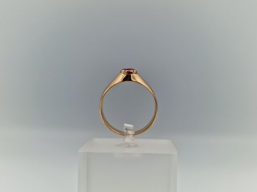 Zelta gredzens ar cirkoniju, 3.3 g, izm. 18.5