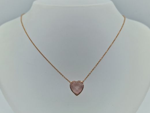 Золотое ожерелье с бриллиантами, 3.04 г