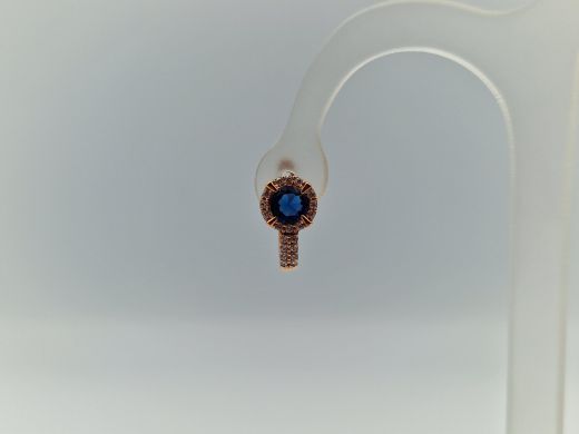 Zelta auskari ar cirkoniju, 1.77 g