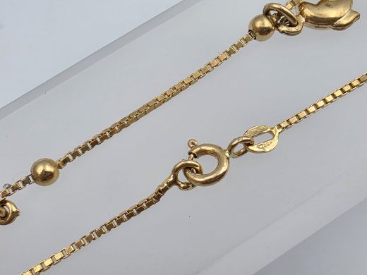 Zelta Potītes aproce, 5.27 g, izm. 24 cm