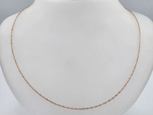 Zelta ķēdīte, 1.20 g, izm. 45 cm