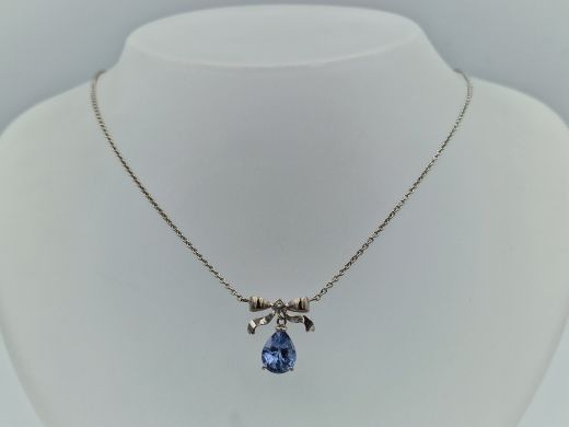 Zelta kaklarota ar briljantu, 3.51 g, izm. 48