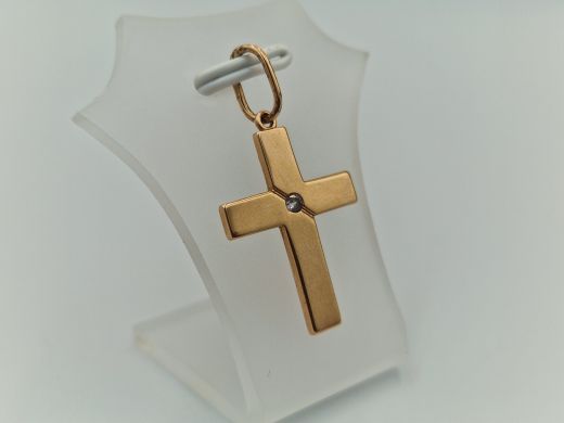 Zelta kulons ar cirkoniju, 1.5 g