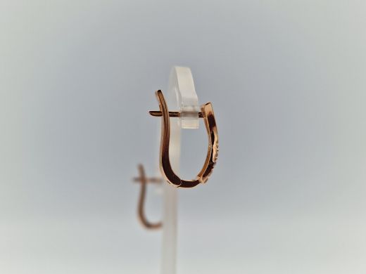 Zelta auskari ar cirkoniju, 1.9 g