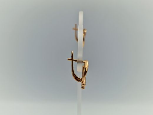 Zelta auskari ar cirkoniju, 4.66 g