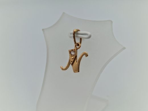 Zelta kulons ar cirkoniju, 0.6 g