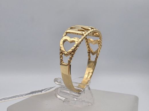 Zelta gredzens, 1.64 g, izm. 17.5