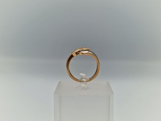 Zelta gredzens ar cirkoniju, 3.05 g, izm. 16