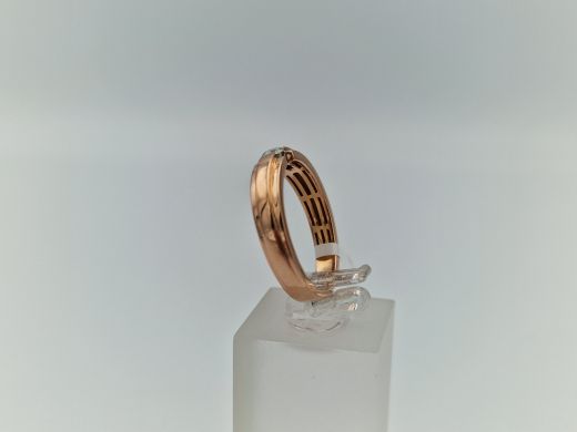 Zelta gredzens ar briljantu, 4.35 g, izm. 18