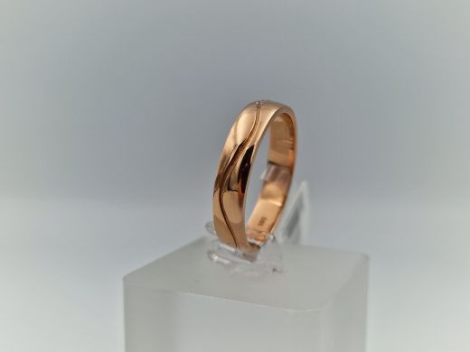 Zelta gredzens ar cirkoniju, 4.45 g, izm. 20.5