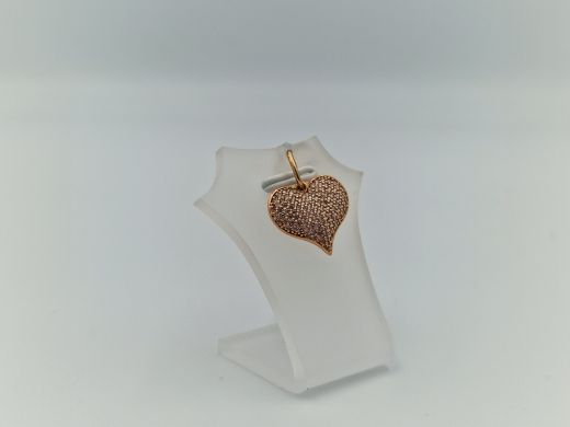 Zelta kulons ar cirkoniju, 1.69 g