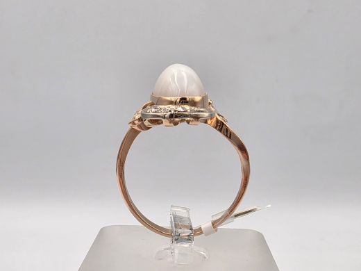 Zelta gredzens ar briljantu, 5.12 g, izm. 20