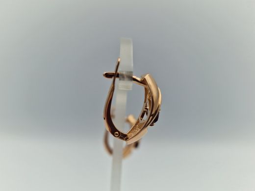 Zelta auskari ar granātu, 3.31 g