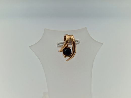 Zelta kulons ar cirkoniju, 1.07 g