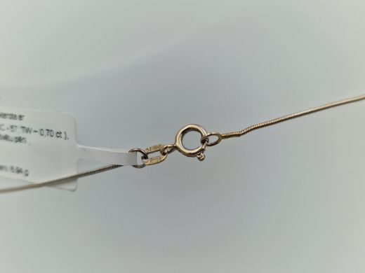 Zelta kaklarota ar briljantu, 6.94 g, izm. 46