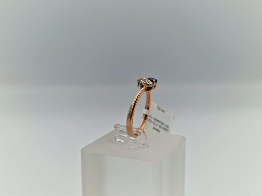 Zelta gredzens ar briljantu, 2.42 g, izm. 16.5