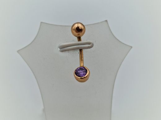 Золотой кулон с цирконом, 1.44 г