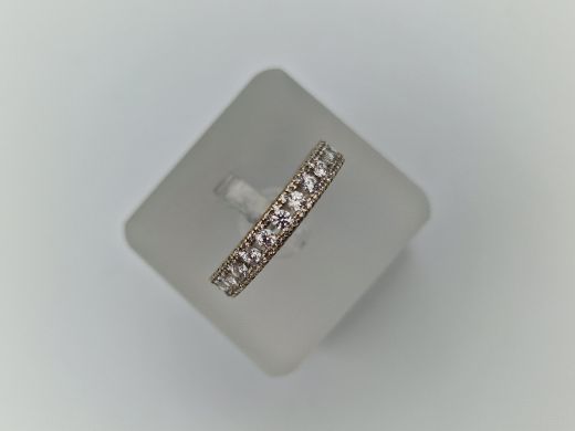 Zelta gredzens ar cirkoniju, 2.51 g, izm. 18