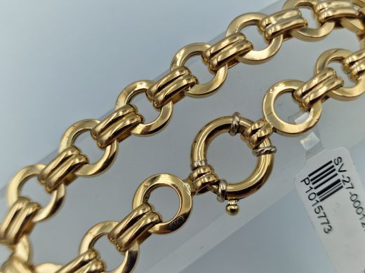 Gold bracelet, 26.03 g, size 18