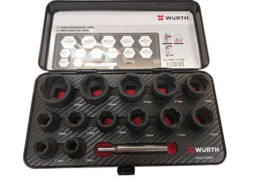 Wurth Twist Socket Set 14 Pcs