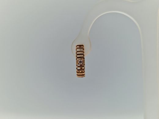 Zelta auskari ar cirkoniju, 1.94 g