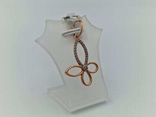 Zelta kulons ar cirkoniju, 1.49 g