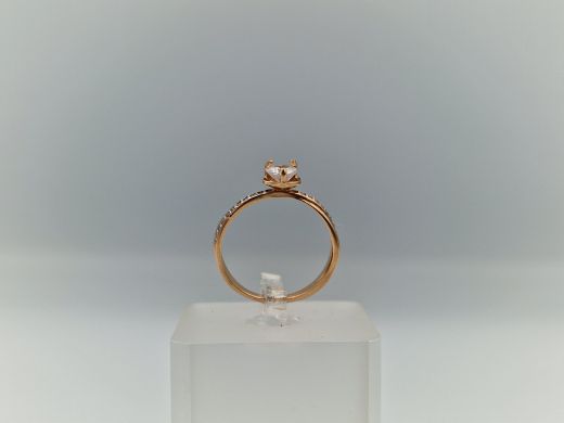 Zelta gredzens ar cirkoniju, 2.21 g