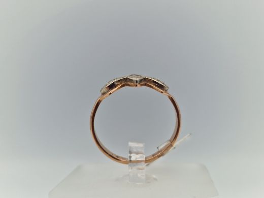 Золотое кольцо с цирконом, 1.9 г