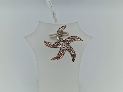 Золотой кулон с цирконом, 1.38 г