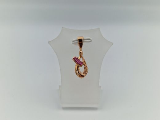 Zelta kulons ar cirkoniju, 1.49 g