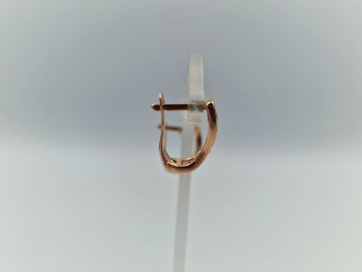 Zelta auskari ar cirkoniju, 2.32 g