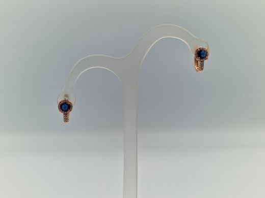 Zelta auskari ar cirkoniju, 1.77 g