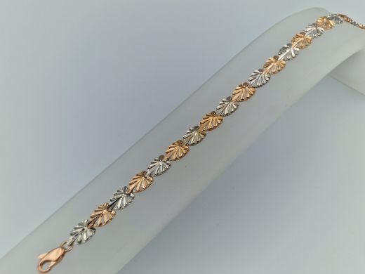 Zelta rokassprādze, 6.63 g, izm. 18