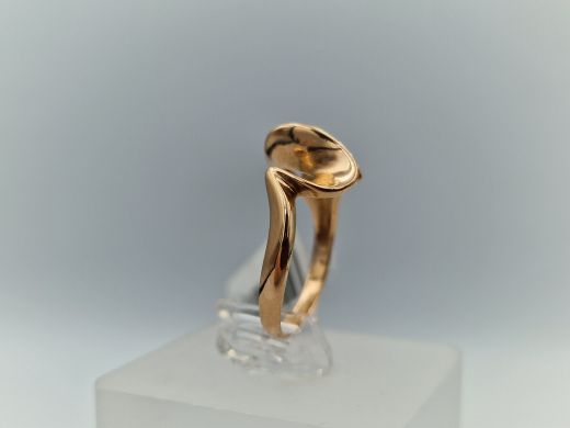 Zelta gredzens ar cirkoniju, 2.58 g, izm. 16