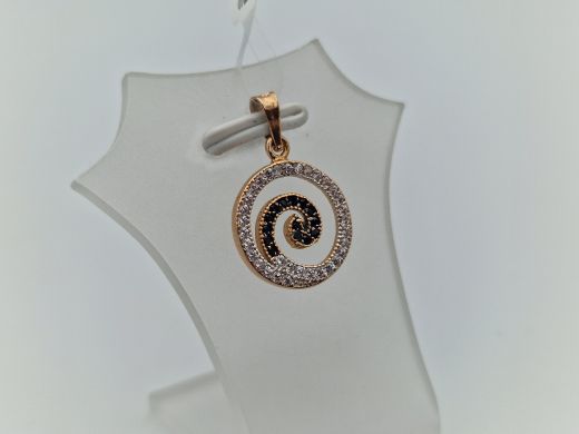 Zelta kulons ar cirkoniju, 1.13 g